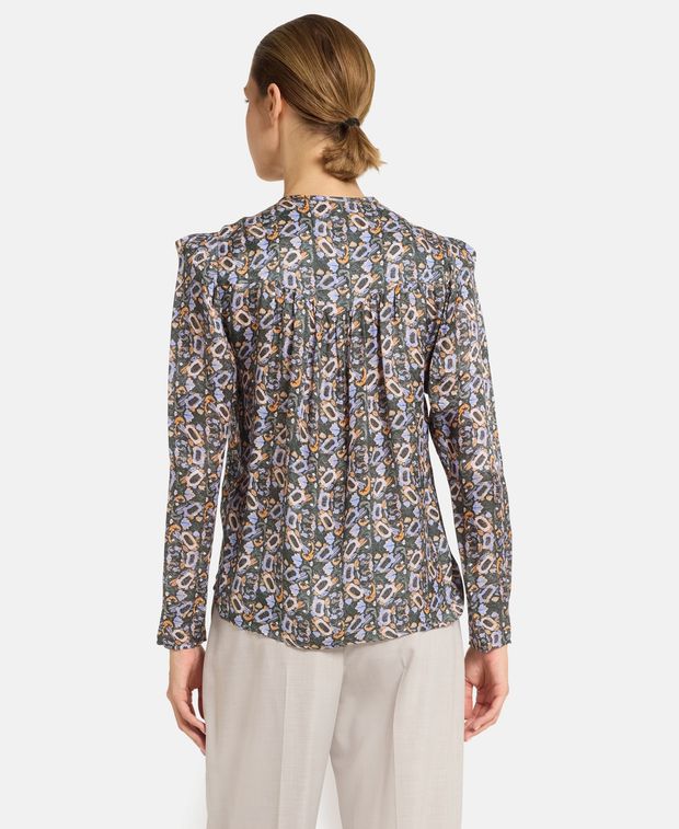 Isabel Marant Silk-blend shirt blouse Lensy