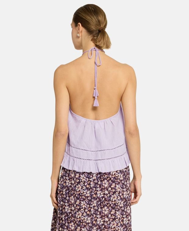 Marant Etoile Linen-blend top Lisio