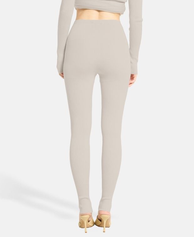 Alaia Cashmere-blend leggings