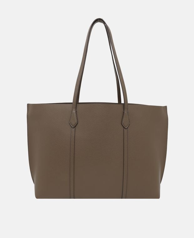 Tory Burch Leather shopper Wild Mushroom