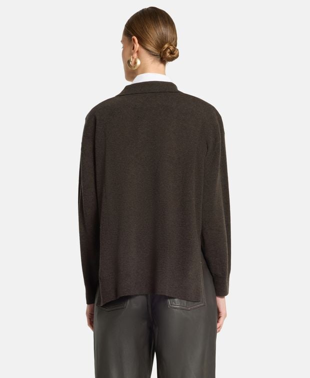 arch4 Cashmere polo shirt Cloverbend