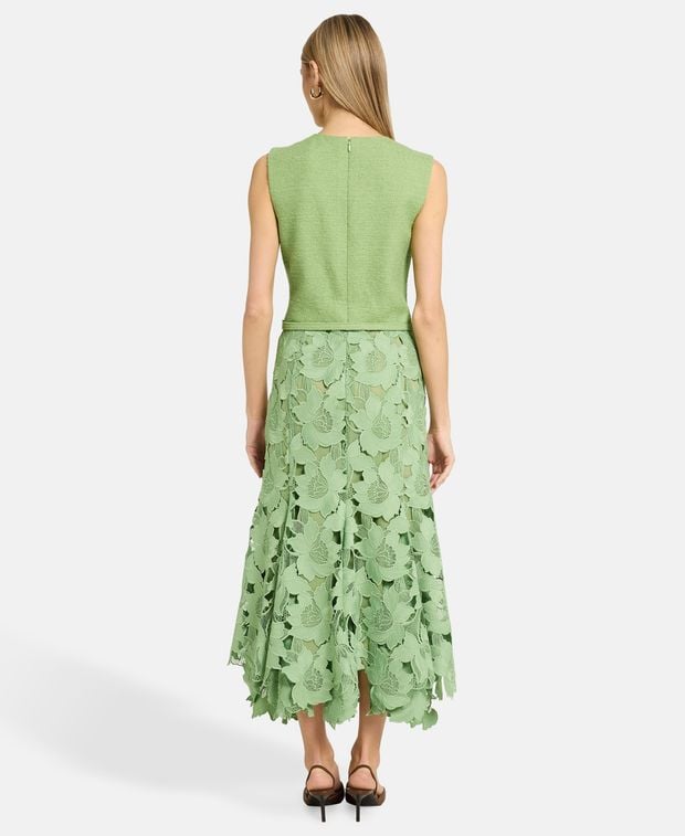 Oscar de la Renta Wool-blend dress
