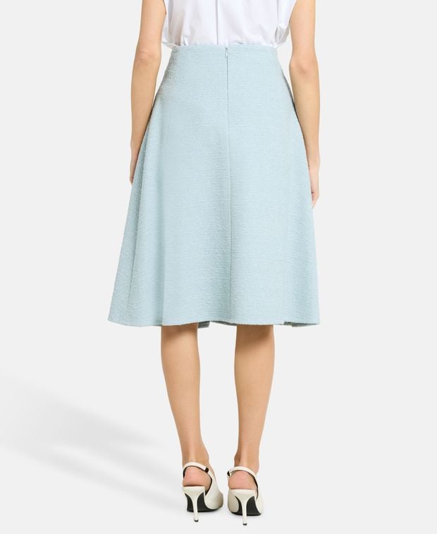 Oscar de la Renta Wool-blend skirt