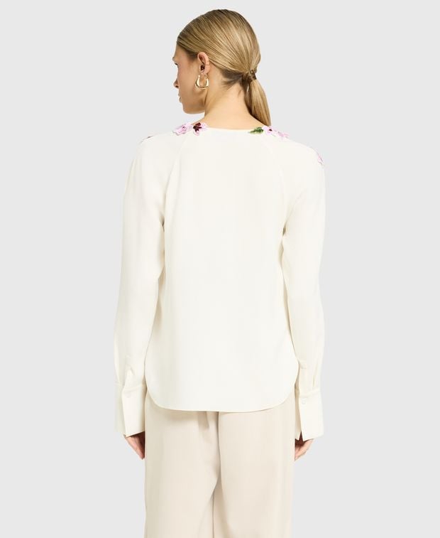 Oscar de la Renta Silk blouse