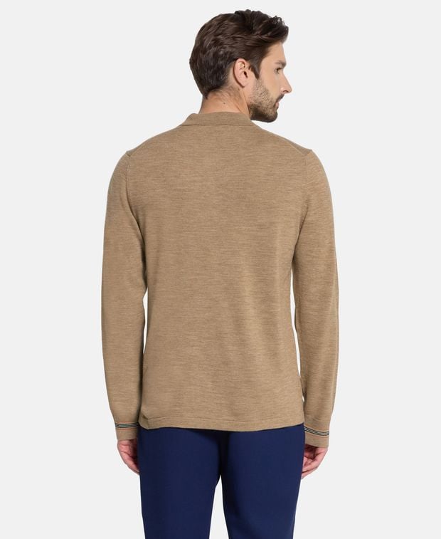 Burberry Woolen long-sleeved polo Pace