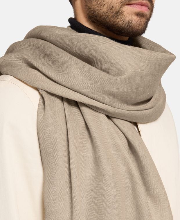 Brunello Cucinelli Silk-blend scarf