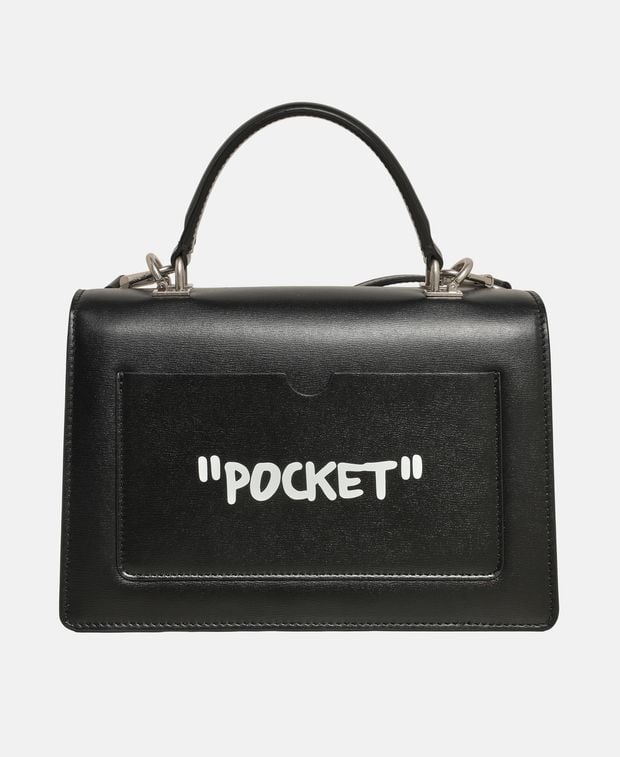 Off-White Leather handbag Jitney 1.4