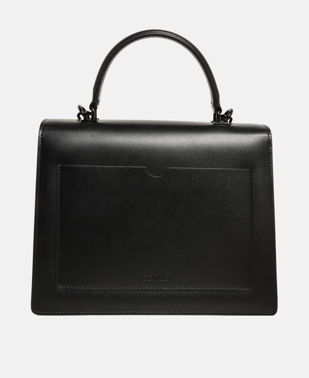 Off-White Leather Top Handle bag Jitney 2.8