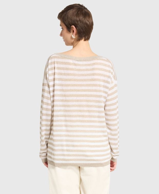 Iris von Arnim Linen-blend pullover Valena
