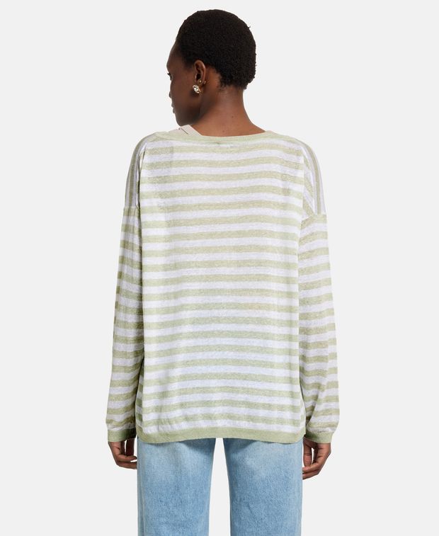 Iris von Arnim Linen-blend pullover Valena