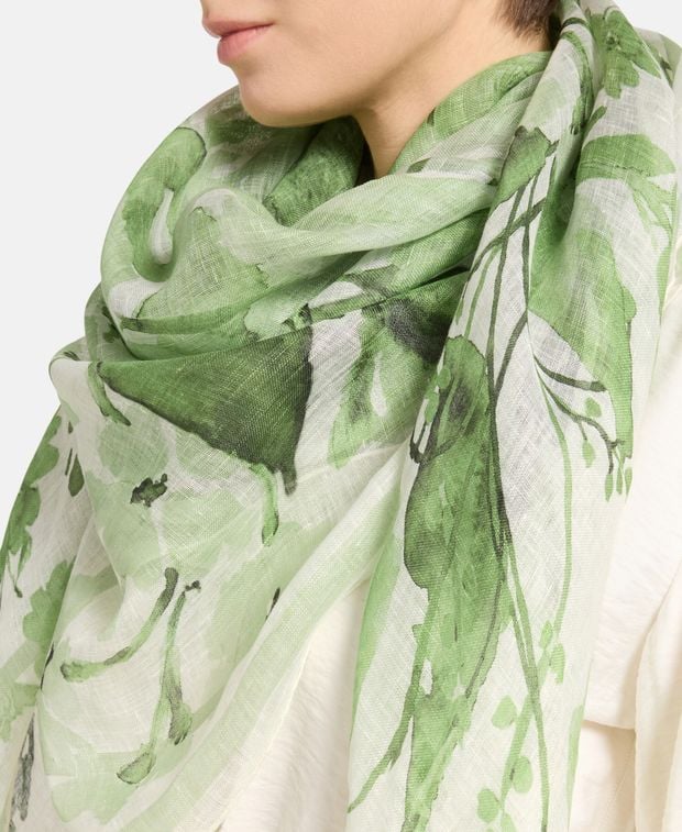 Iris von Arnim Linen square scarf