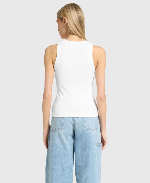 Off-White Ribbed tank top