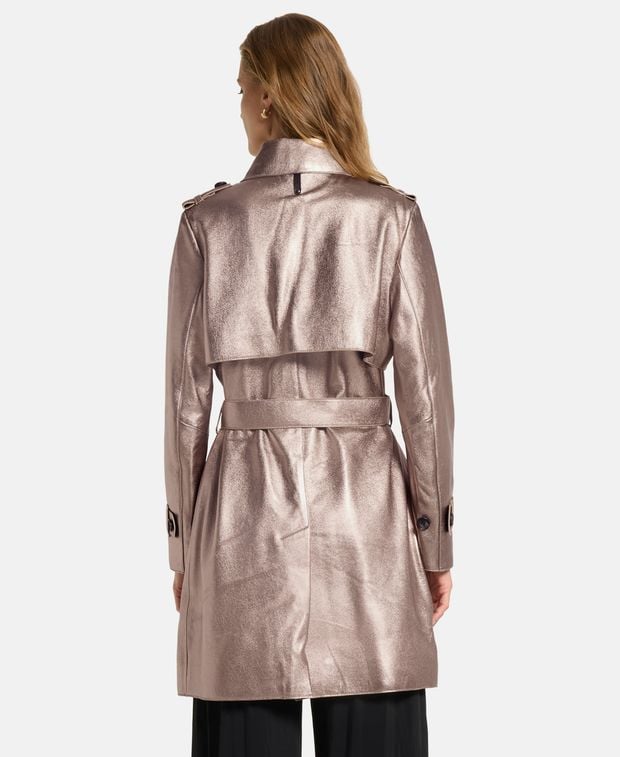 Mackage Leather trench coat Mely