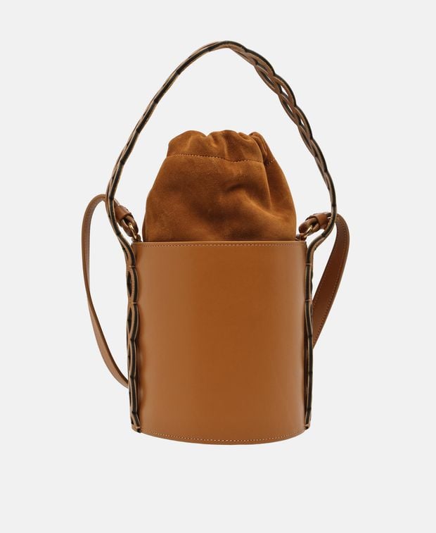 Sergio Rossi Leather bucketbag Mermaid