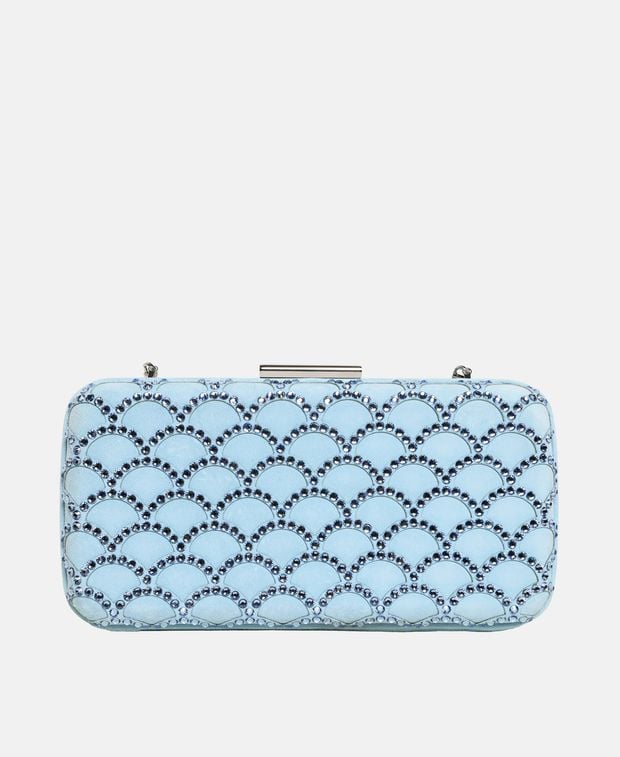 Sergio Rossi Leather clutch Mermaid