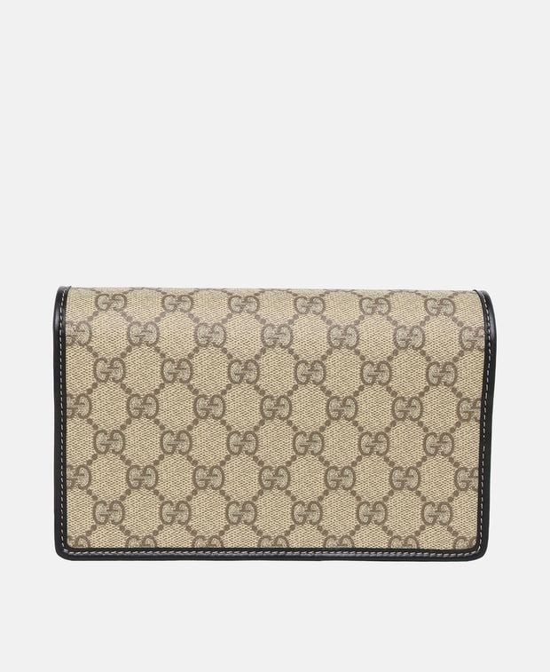 Gucci Wallet with shoulder strap GG Emblem