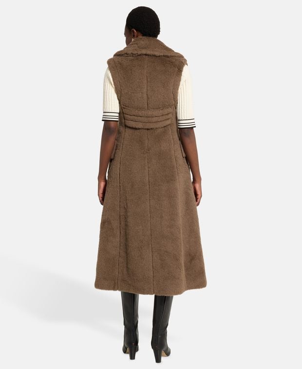 Max Mara Faux fur gilet