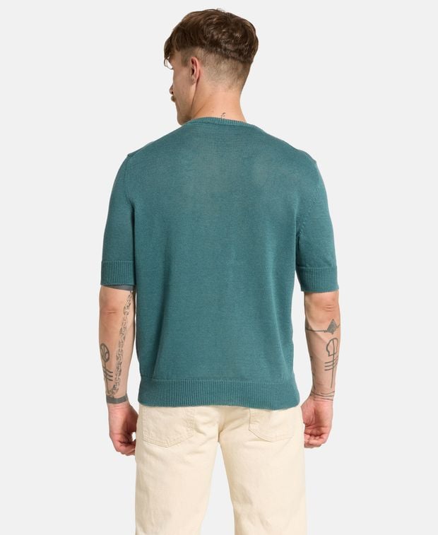 Isaia Linen-blend pullover