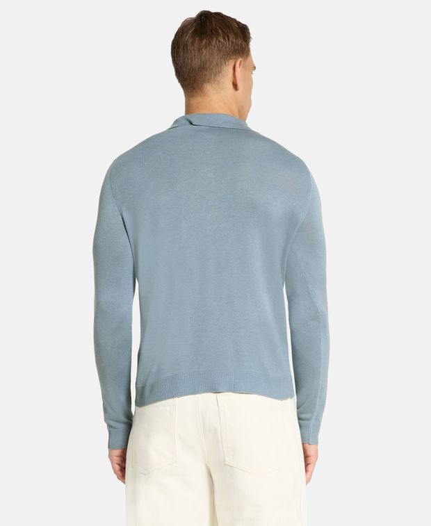 Isaia Silk polo shirt