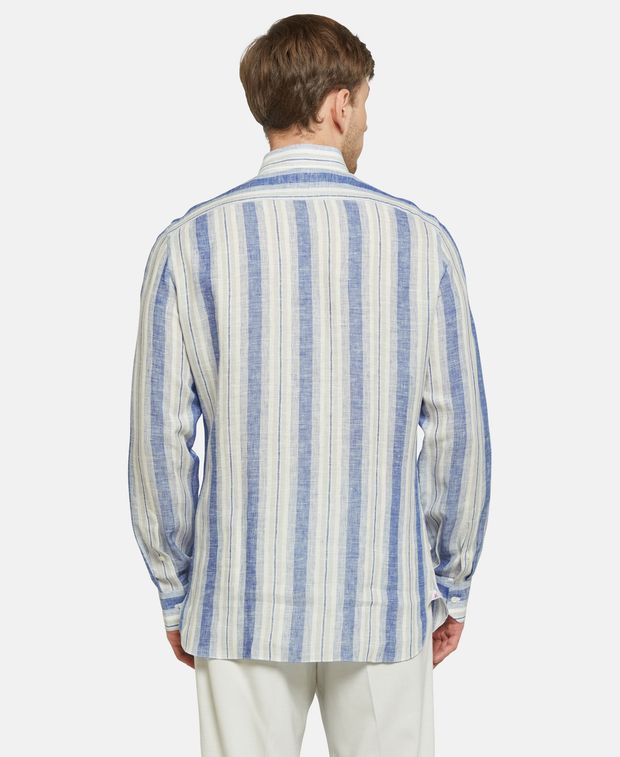 Isaia Linen shirt Milano Mix