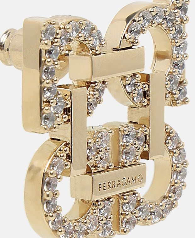 Salvatore Ferragamo Earrings Four Gancini