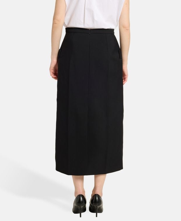 Alexander McQueen Silk-blend skirt