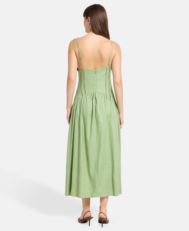 CULT GAIA Linen-blend dress Darcey