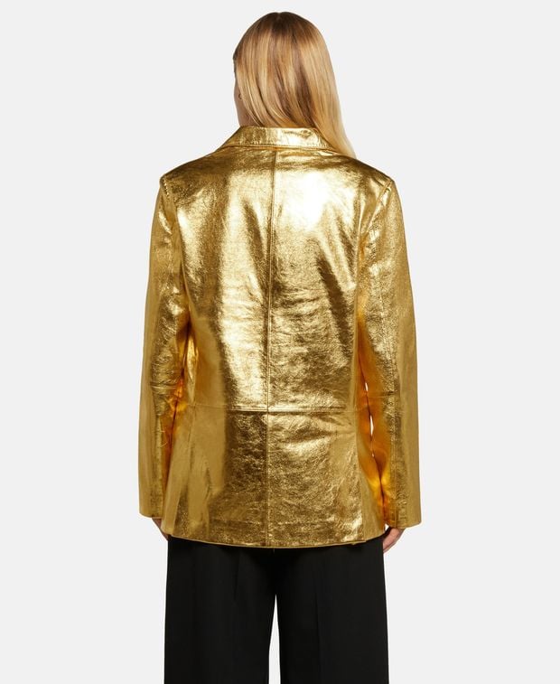 Officine Générale Leather blazer Gio