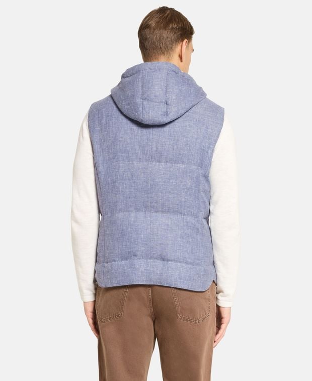 Brunello Cucinelli Linen-blend waistcoat