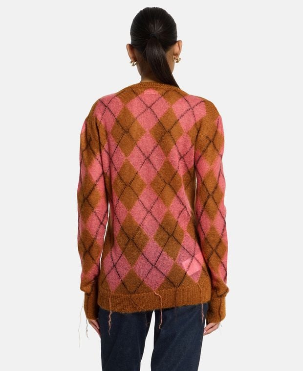 Marni Wool-blend pullover Argyle