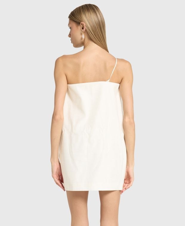 Jacquemus Silk-blend dress La Robe Soleil