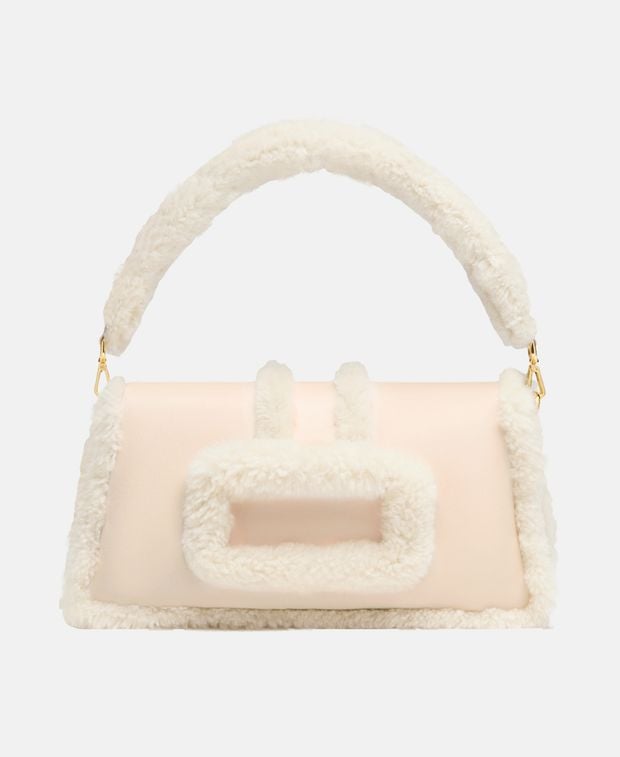 Jacquemus Leather shoulder bag Le Bambimou Doux