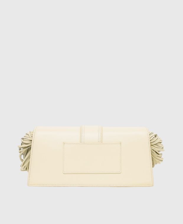 Jacquemus Leather shoulder bag Le Bambino Long Ficiu