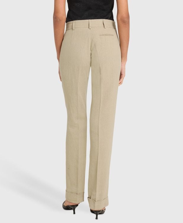 Jacquemus Linen trousers Sauge