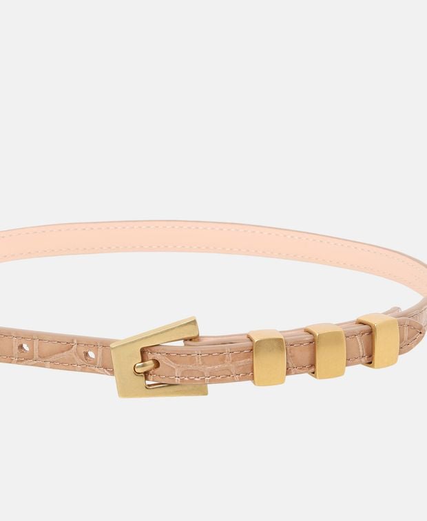 By Far Leather belt Vic