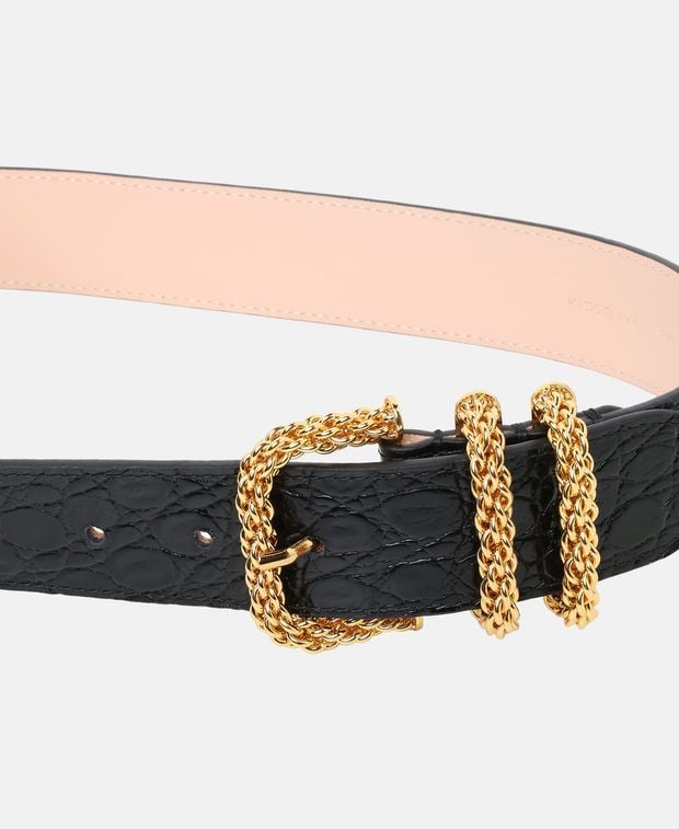 By Far Leather belt Katina