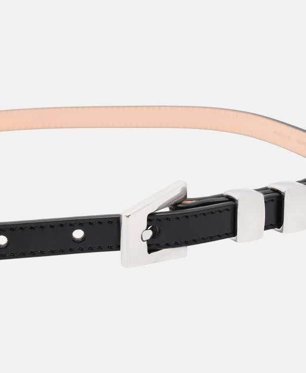 By Far Leather belt Vic