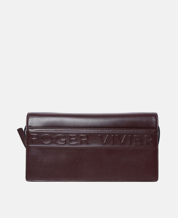 Roger Vivier Leather cross body bag Choc