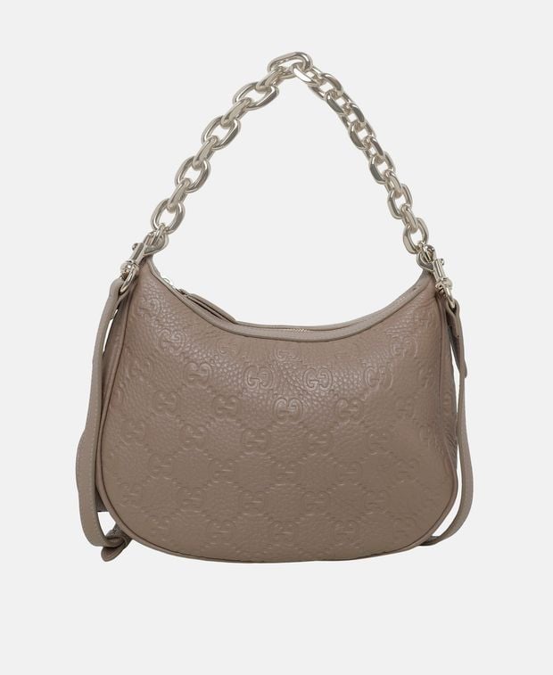 Gucci Leather shoulder bag GG Emblem