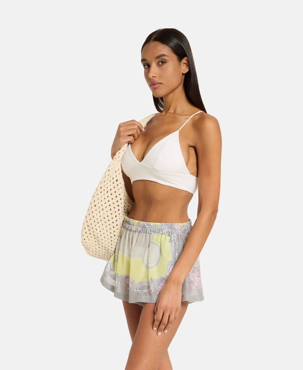Versace Silk-blend shorts