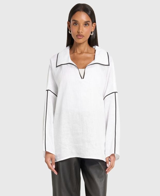 Tory Burch Linen shirt blouse