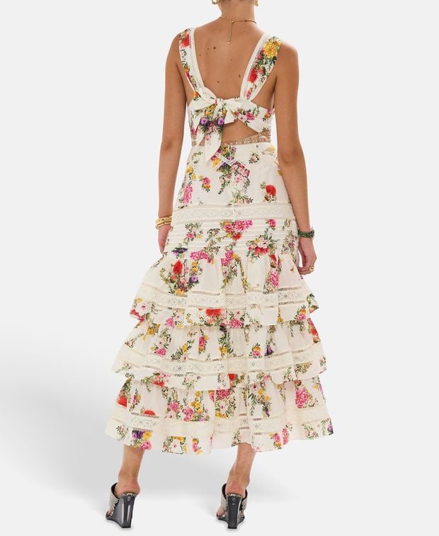 Camilla Silk-blend dress
