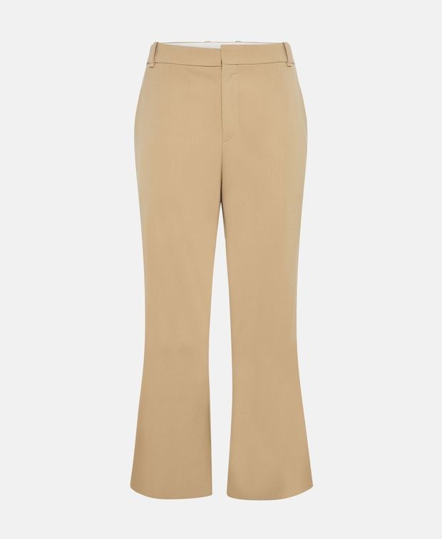 Chloé Wool trousers Pearl