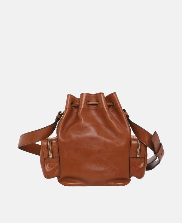 Chloé Leather shoulder bag Bucket