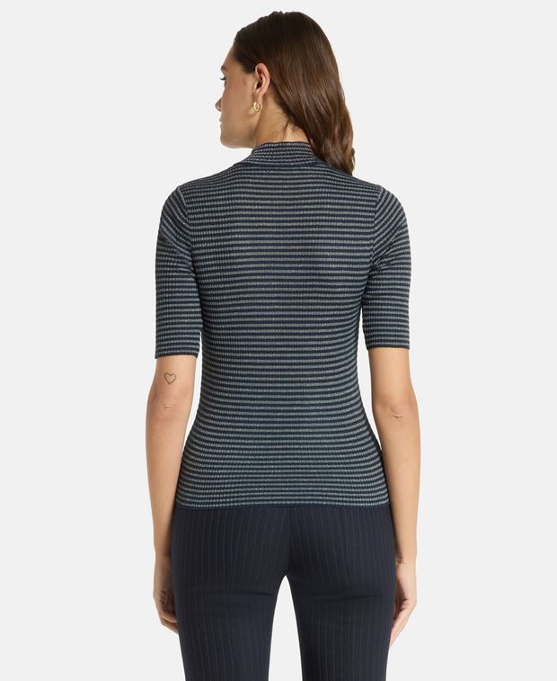 Brunello Cucinelli Short-sleeved wool pullover
