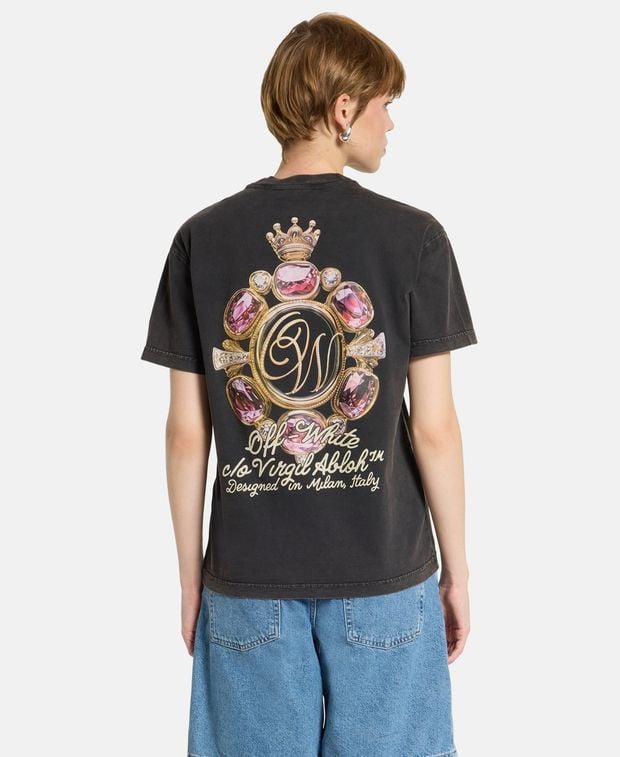 Off-White Crew neck t-shirt Royal
