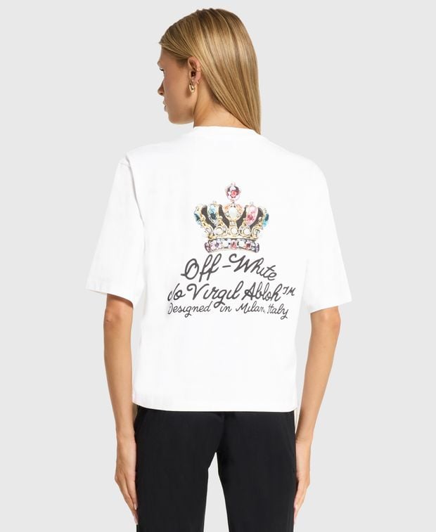 Off-White Crew neck t-shirt ROYAL CROWN