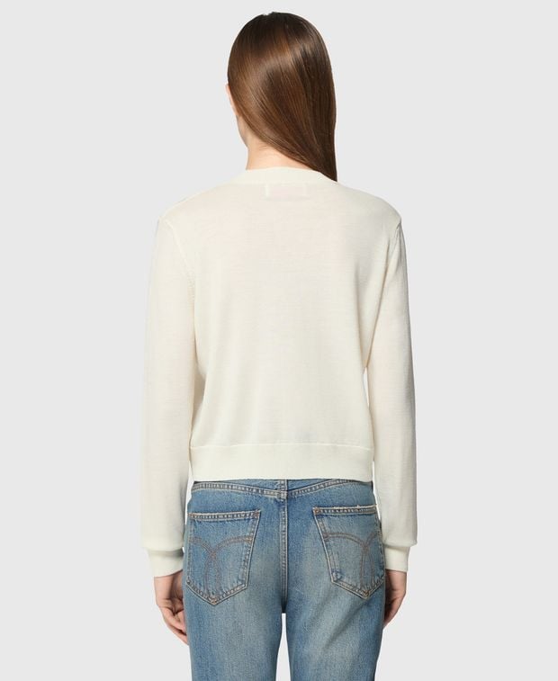 Fiorucci Wool cardigan Angels Patch