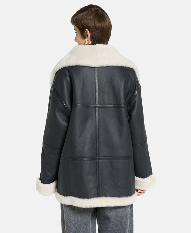 Halfboy Leather jacket Montone