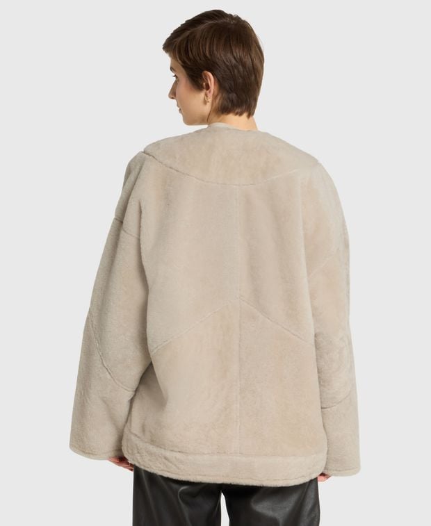Halfboy Lamb fur jacket Aviator
